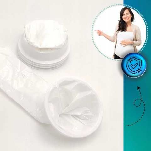 10x Woreczki na Wymioty dla Kobiet w Ciąży Jednorazowe Torby na wymiociny