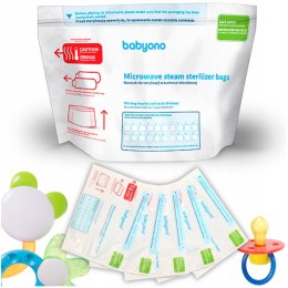 5x Wygodne Woreczki do sterylizacji Butelek Smoczka w kuchence mikrofalowej