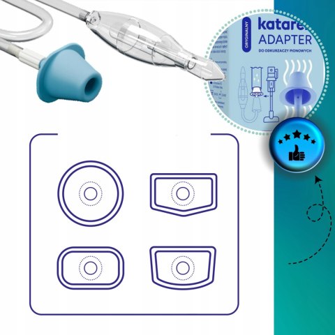 Adapter do podłączenia aspiratorów Higieniczny do odkurzaczy pionowych Adapter do podłączenia aspiratorów Higieniczny do odkurzaczy pionowych