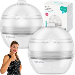 Laktator Kolektor Pokarmu Mleka Silikonowy Przezroczysty Wygodny 60ml