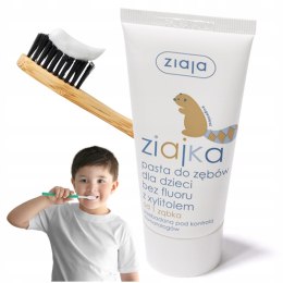 Pasta do zębów dla dzieci bez fluoru Bezpieczna Przeciwpróchnicza Ziajka