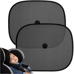 Zasłonki Osłony Osłonki przeciwsłoneczne do samochodu uniwersalne czarne x2